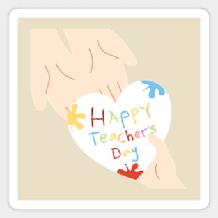 Happy Teacher Day Celebration T-shirt Magnet